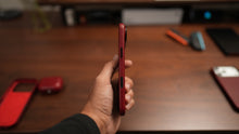 Load image into Gallery viewer, Limited Edition Heritage Red MagSafe Leather Case