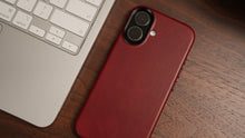 Load image into Gallery viewer, Limited Edition Heritage Red MagSafe Leather Case