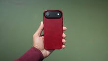 Load image into Gallery viewer, Limited Edition Heritage Red MagSafe Leather Case