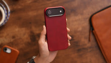Load image into Gallery viewer, Limited Edition Heritage Red MagSafe Leather Case