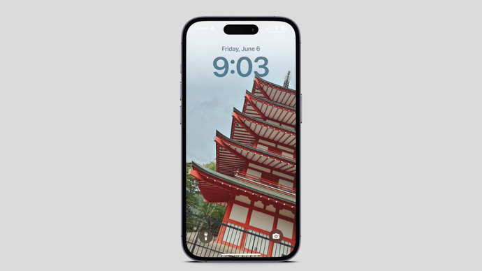 Japan Wallpaper Pack Shot On iPhone 16E