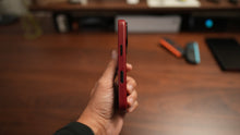 Load image into Gallery viewer, Limited Edition Heritage Red MagSafe Leather Case
