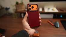 Load image into Gallery viewer, Limited Edition Heritage Red MagSafe Leather Case
