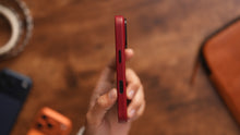 Load image into Gallery viewer, Limited Edition Heritage Red MagSafe Leather Case
