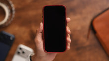 Load image into Gallery viewer, Limited Edition Heritage Red MagSafe Leather Case
