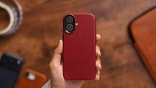 Load image into Gallery viewer, Limited Edition Heritage Red MagSafe Leather Case

