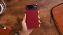 Load image into Gallery viewer, Limited Edition Heritage Red MagSafe Leather Case
