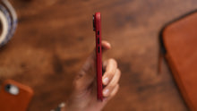 Load image into Gallery viewer, Limited Edition Heritage Red MagSafe Leather Case
