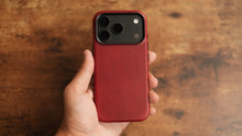 Load image into Gallery viewer, Limited Edition Heritage Red MagSafe Leather Case
